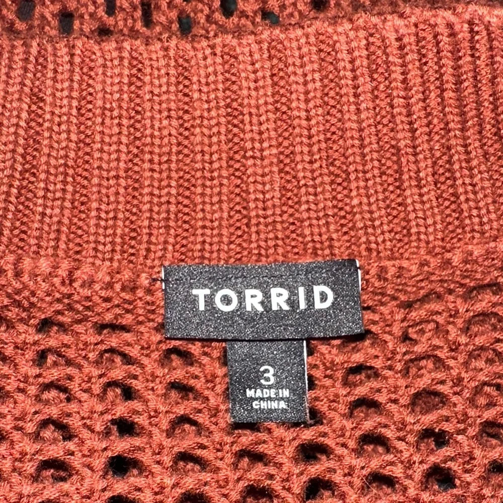 Torrid Women's Warm Rust Sweater - Picture 3 of 3